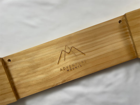 Minimalist Wood Snowboard Mount