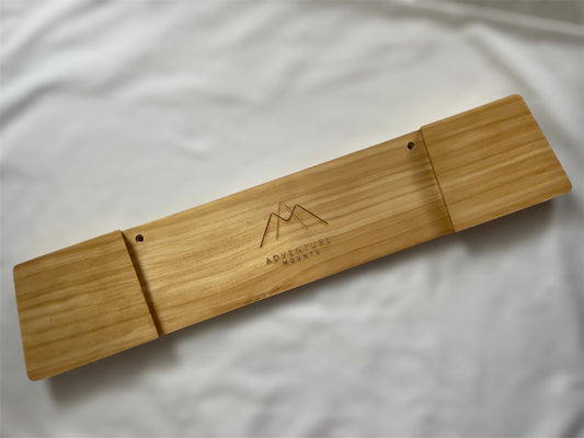 Minimalist Wood Snowboard Mount